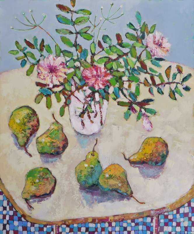 Wild Roses and Pears